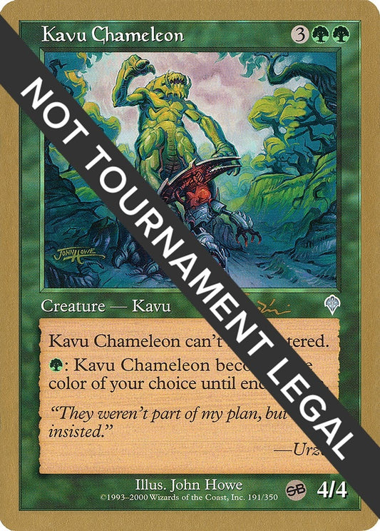 Image for Kavu Chameleon - 2001 Jan Tomcani (INV) (SB) (World Championship Decks) - Magic: The Gathering