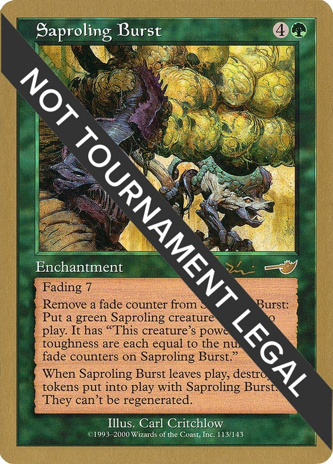 Image for Saproling Burst - 2001 Jan Tomcani (NMS) (World Championship Decks) - Magic: The Gathering