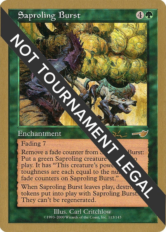 Image for Saproling Burst - 2001 Jan Tomcani (NMS) (World Championship Decks) - Magic: The Gathering