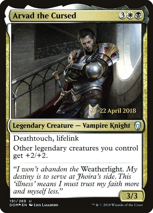 Image for Arvad the Cursed (191) (Prerelease Cards) - Magic: The Gathering