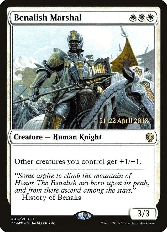 Image for Benalish Marshal (6) (Prerelease Cards) - Magic: The Gathering