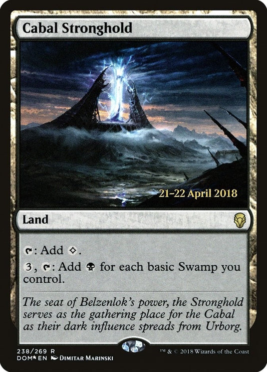 Image for Cabal Stronghold (238) (Prerelease Cards) - Magic: The Gathering