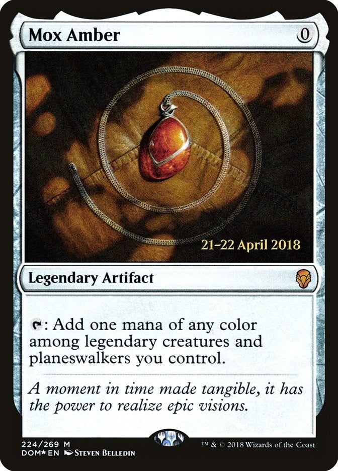 Image for Mox Amber (224) (Prerelease Cards) - Magic: The Gathering