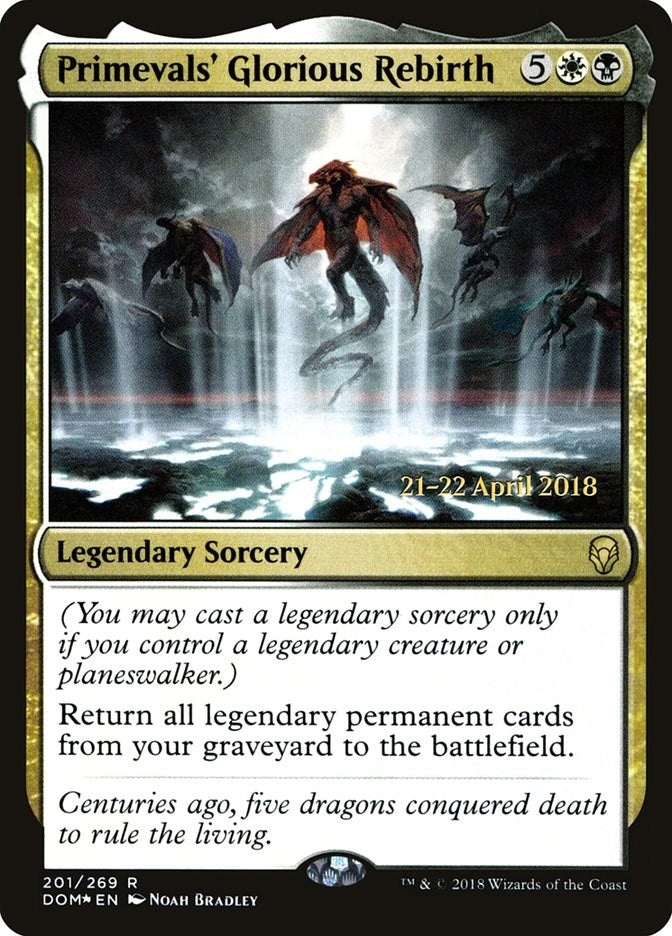 Image for Primevals' Glorious Rebirth (201) (Prerelease Cards) - Magic: The Gathering