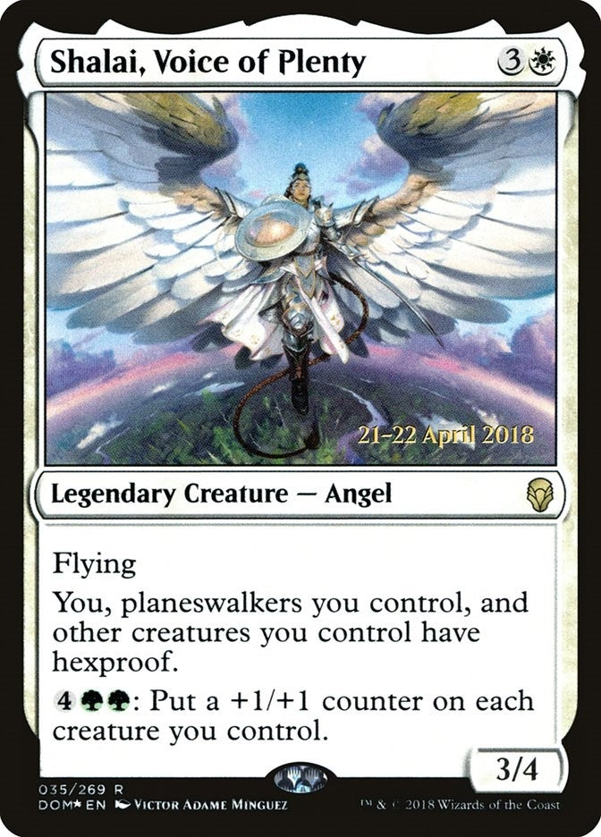 Image for Shalai, Voice of Plenty (35) (Prerelease Cards) - Magic: The Gathering