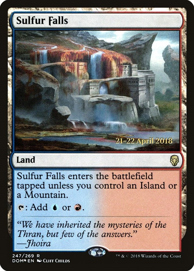 Image for Sulfur Falls (247) (Prerelease Cards) - Magic: The Gathering
