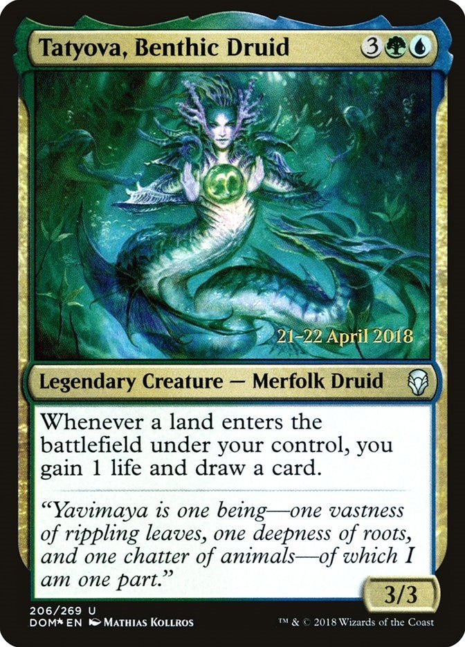 Image for Tatyova, Benthic Druid (206) (Prerelease Cards) - Magic: The Gathering
