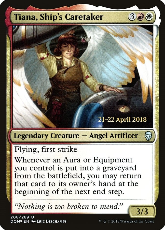 Image for Tiana, Ship's Caretaker (208) (Prerelease Cards) - Magic: The Gathering