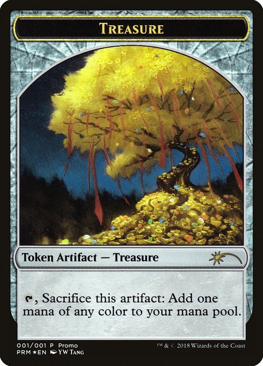 Image for Treasure Token (2018 Lunar New Year Promo) (1) (Unique and Miscellaneous Promos) - Magic: The Gathering