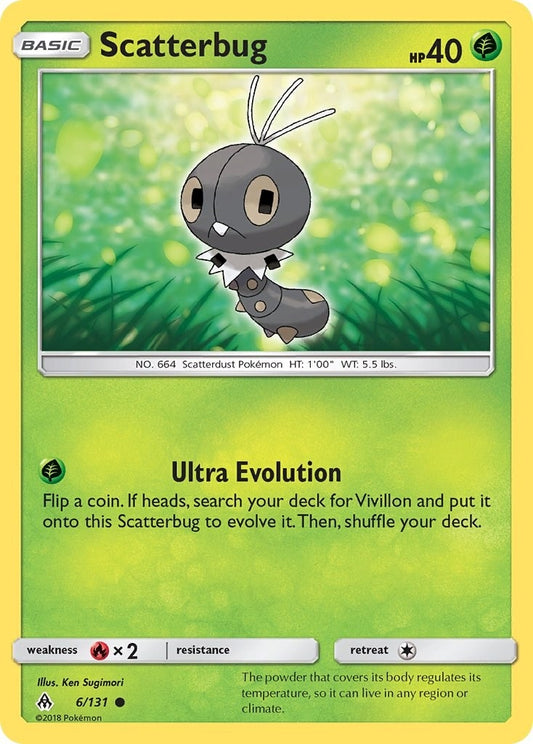 Image for Scatterbug (6) (6/131) (SM - Forbidden Light) - Pokemon