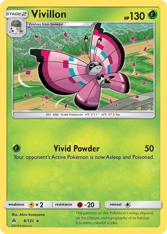 Image for Vivillon (8/131) (SM - Forbidden Light) - Pokemon
