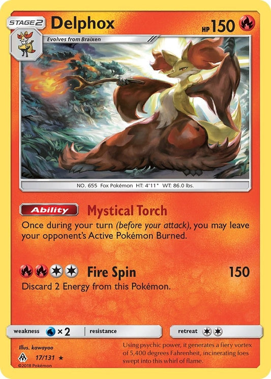 Image for Delphox (17/131) (SM - Forbidden Light) - Pokemon