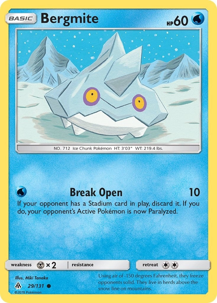 Image for Bergmite (29/131) (SM - Forbidden Light) - Pokemon