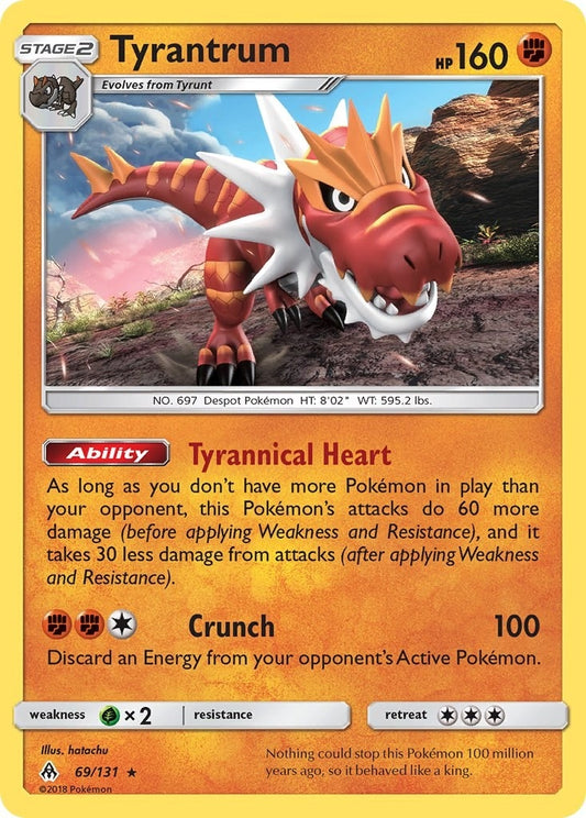 Image for Tyrantrum (69/131) (SM - Forbidden Light) - Pokemon