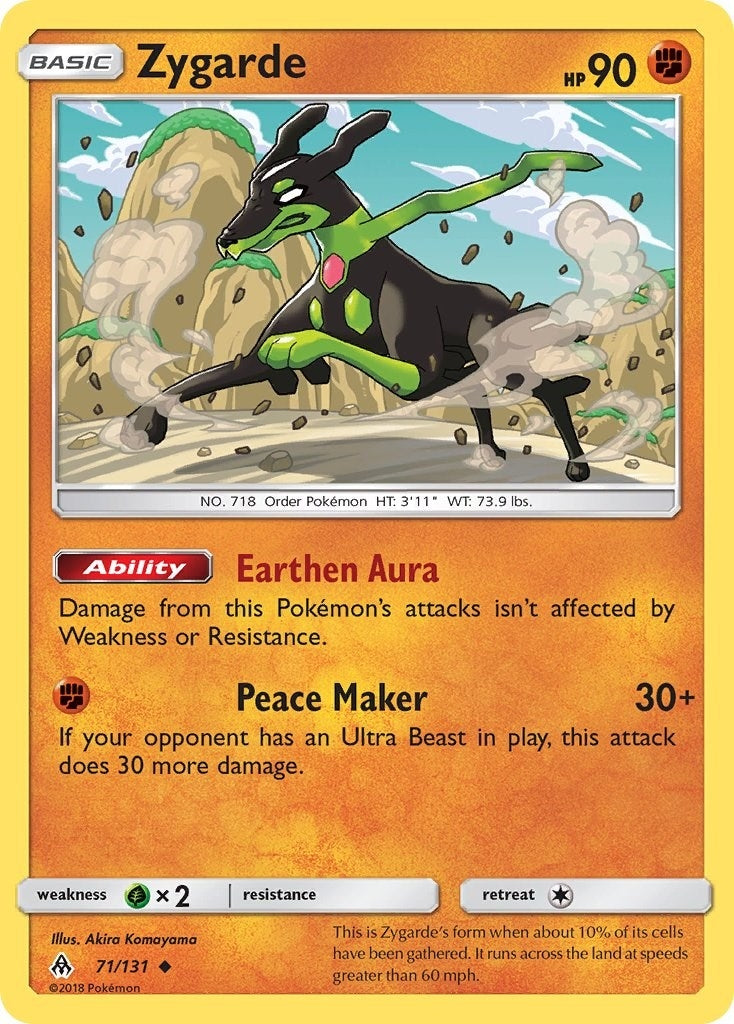 Image for Zygarde (71) (71/131) (SM - Forbidden Light) - Pokemon