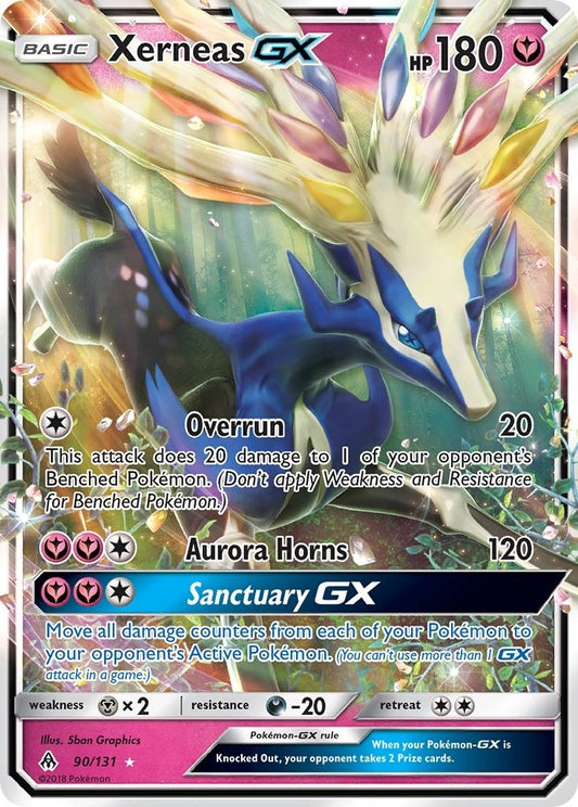 Image for Xerneas GX (90/131) (SM - Forbidden Light) - Pokemon
