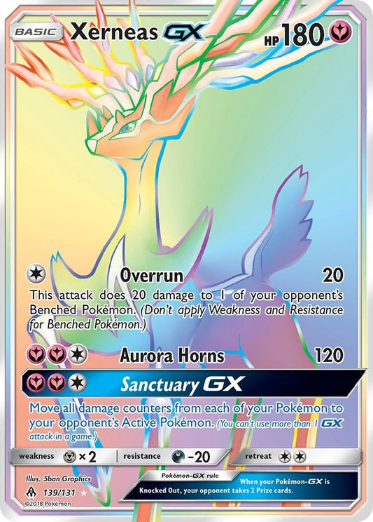 Image for Xerneas GX (Secret) (139/131) (SM - Forbidden Light) - Pokemon