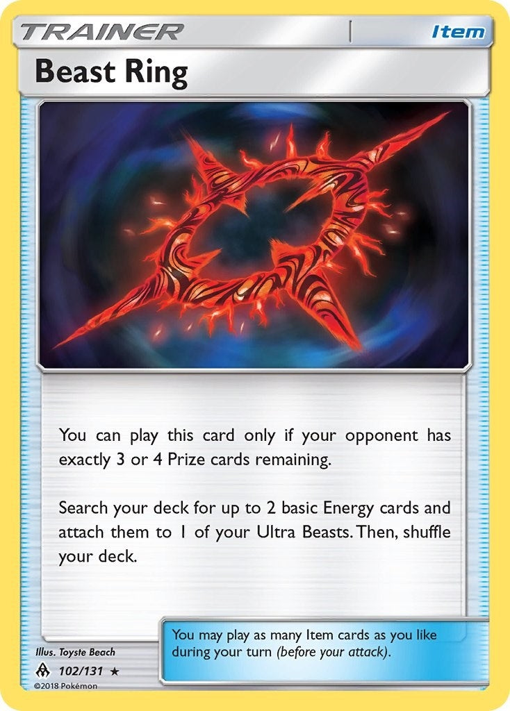 Image for Beast Ring (102/131) (SM - Forbidden Light) - Pokemon