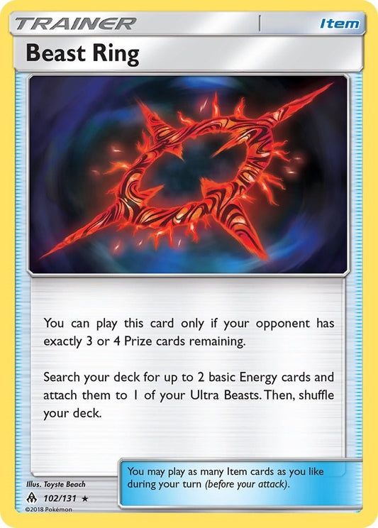 Image for Beast Ring (102/131) (SM - Forbidden Light) - Pokemon