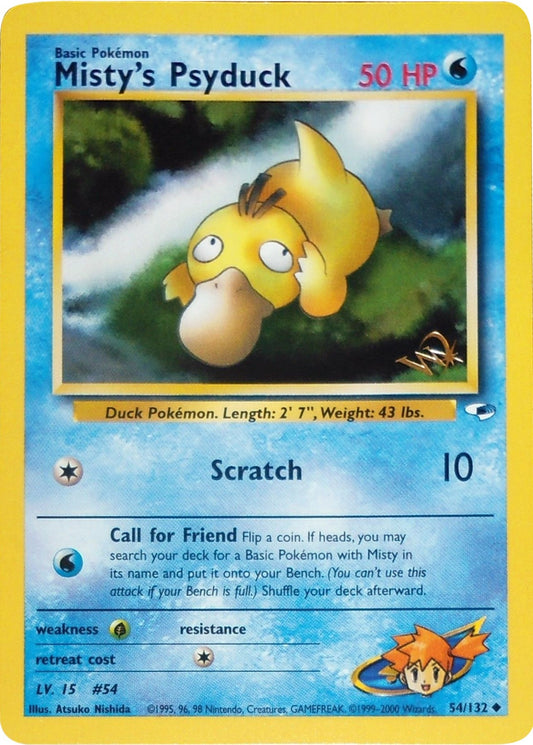 Image for Misty's Psyduck [W Stamped] (054/132) (WoTC Promo) - Pokemon