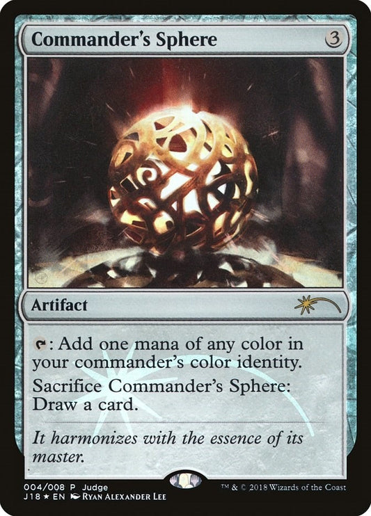 Image for Commander's Sphere (4) (Judge Promos) - Magic: The Gathering