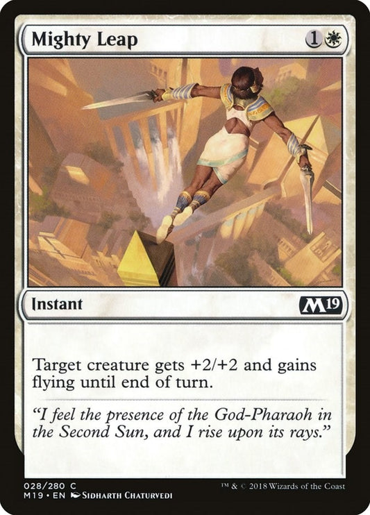 Image for Mighty Leap (28) (Core Set 2019) - Magic: The Gathering