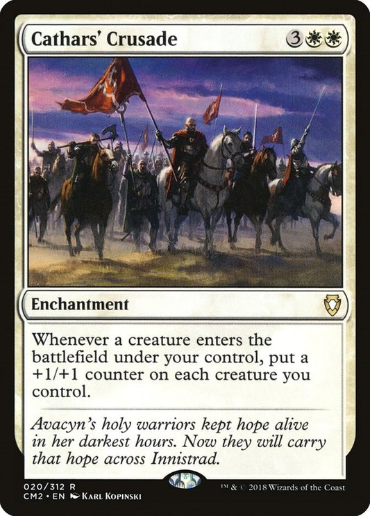 Image for Cathars' Crusade (20) (Commander Anthology Volume II) - Magic: The Gathering