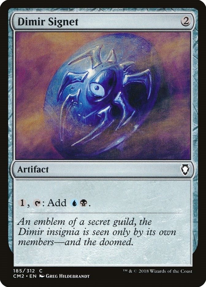 Image for Dimir Signet (185) (Commander Anthology Volume II) - Magic: The Gathering