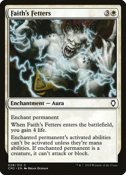 Image for Faith's Fetters (28) (Commander Anthology Volume II) - Magic: The Gathering