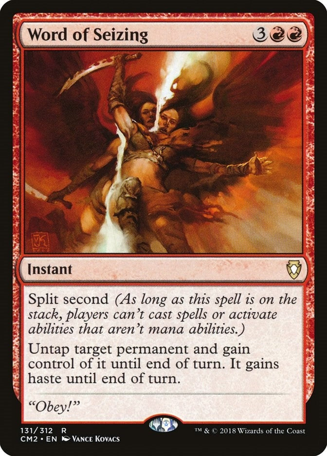 Image for Word of Seizing (131) (Commander Anthology Volume II) - Magic: The Gathering