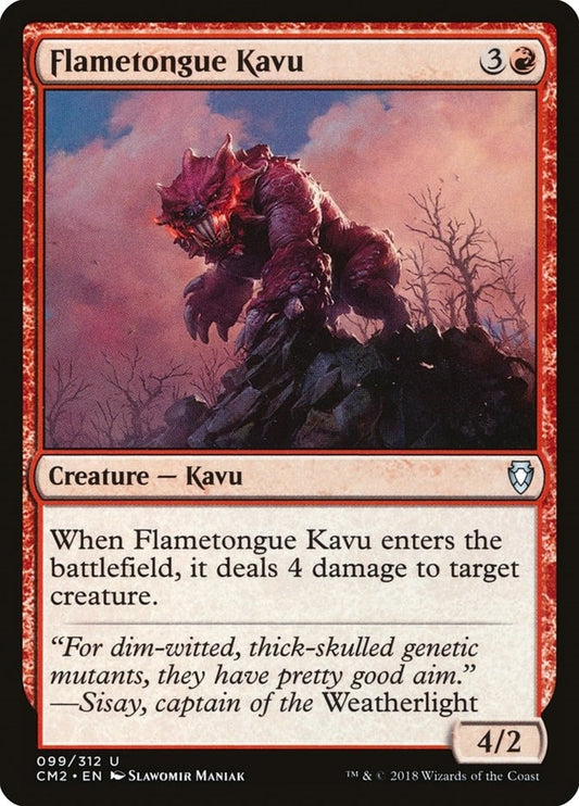 Image for Flametongue Kavu (99) (Commander Anthology Volume II) - Magic: The Gathering