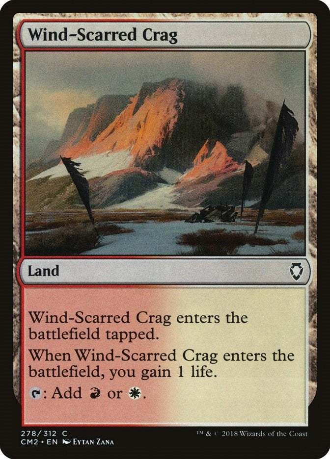 Image for Wind-Scarred Crag (278) (Commander Anthology Volume II) - Magic: The Gathering
