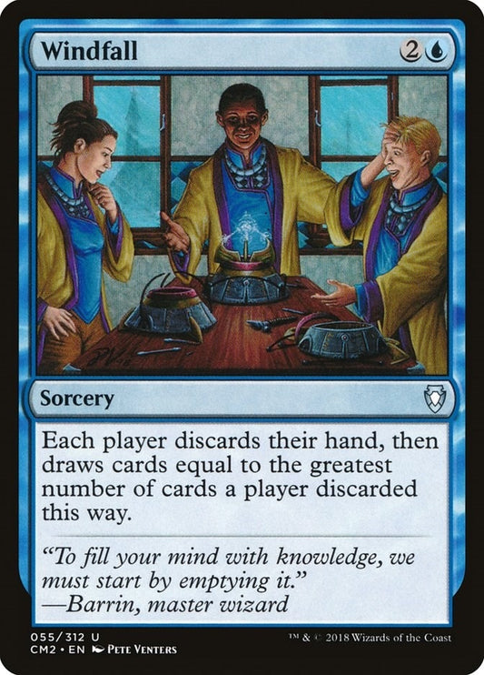 Image for Windfall (55) (Commander Anthology Volume II) - Magic: The Gathering