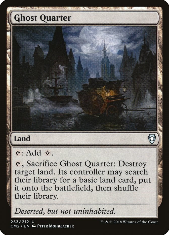 Image for Ghost Quarter (253) (Commander Anthology Volume II) - Magic: The Gathering