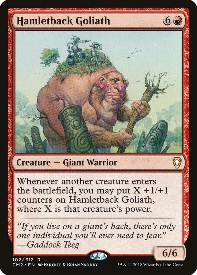 Image for Hamletback Goliath (102) (Commander Anthology Volume II) - Magic: The Gathering