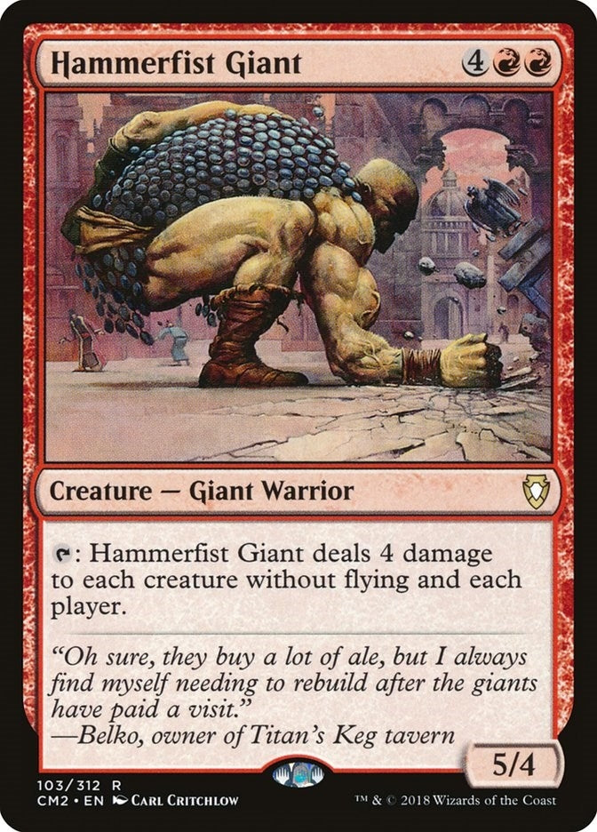 Image for Hammerfist Giant (103) (Commander Anthology Volume II) - Magic: The Gathering
