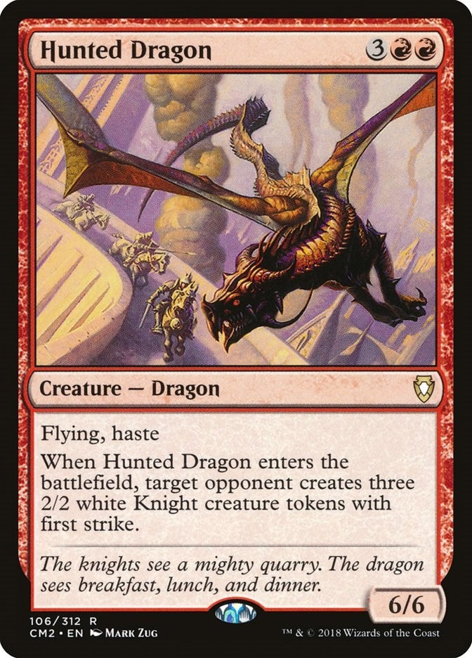 Image for Hunted Dragon (106) (Commander Anthology Volume II) - Magic: The Gathering