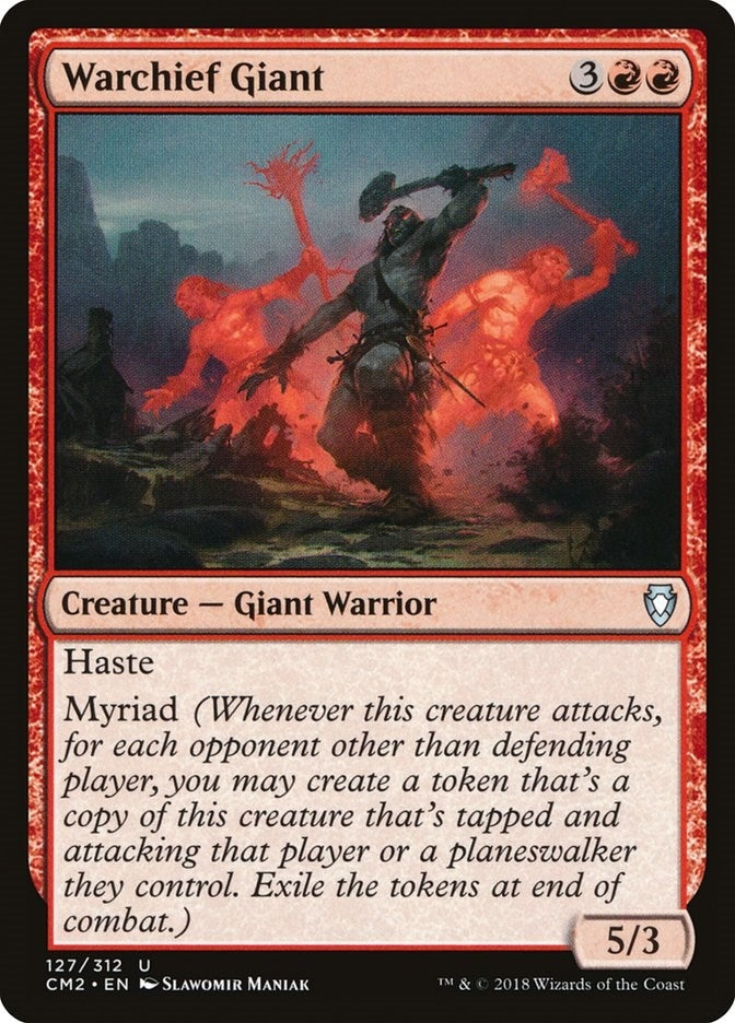 Image for Warchief Giant (127) (Commander Anthology Volume II) - Magic: The Gathering