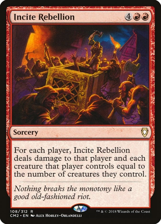 Image for Incite Rebellion (108) (Commander Anthology Volume II) - Magic: The Gathering