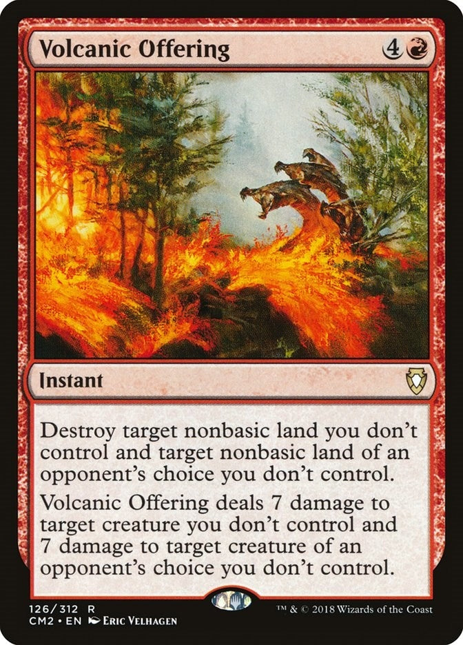 Image for Volcanic Offering (126) (Commander Anthology Volume II) - Magic: The Gathering
