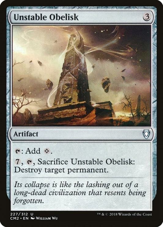 Image for Unstable Obelisk (227) (Commander Anthology Volume II) - Magic: The Gathering