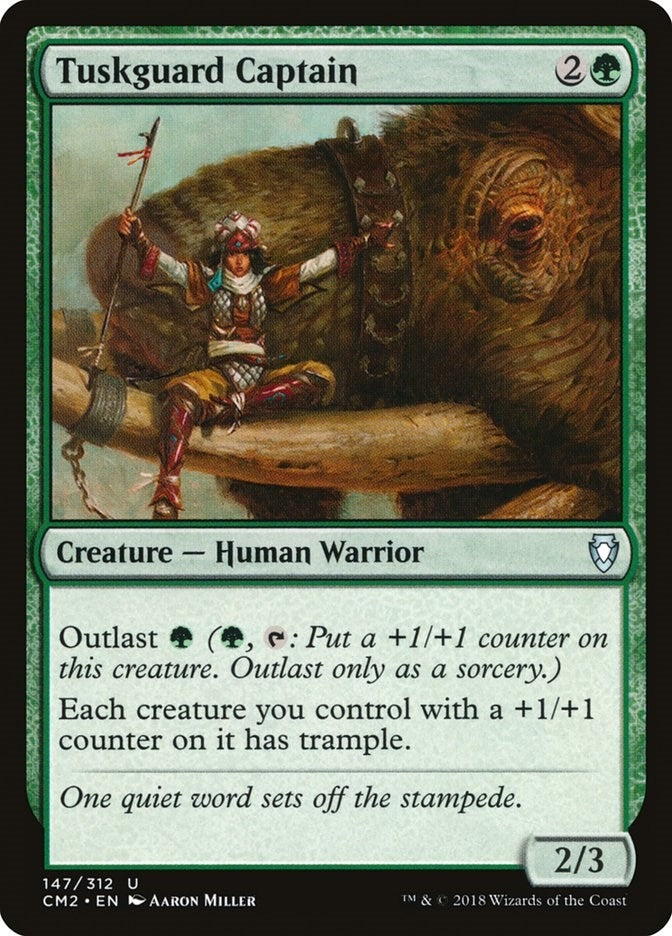 Image for Tuskguard Captain (147) (Commander Anthology Volume II) - Magic: The Gathering