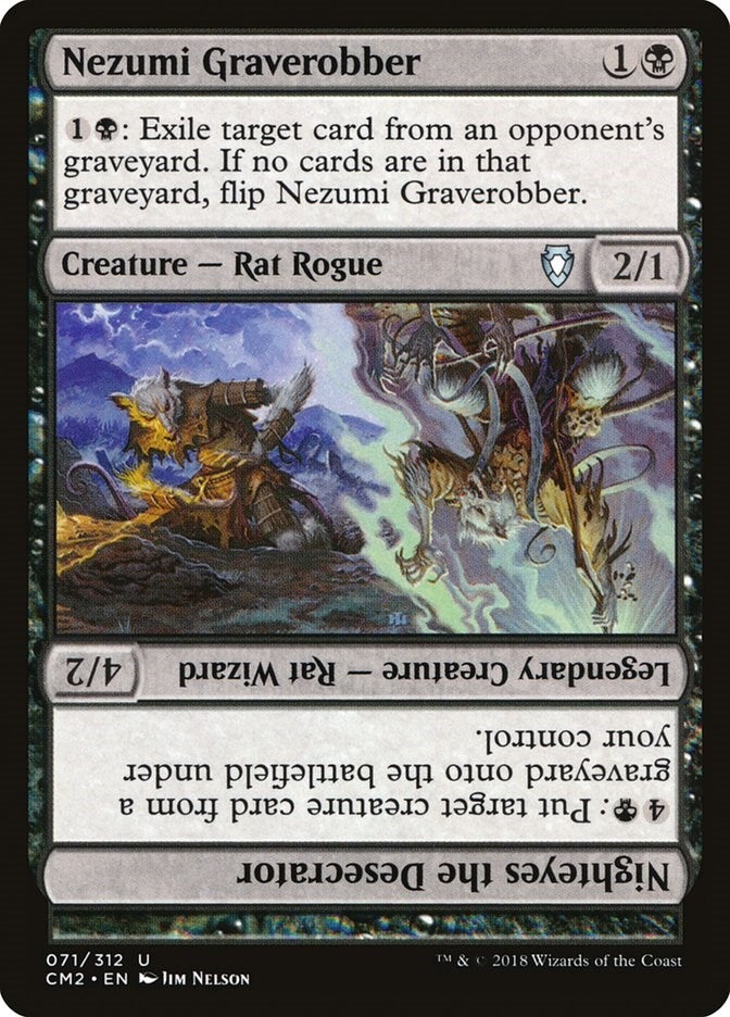 Image for Nezumi Graverobber // Nighteyes the Desecrator (71) (Commander Anthology Volume II) - Magic: The Gathering