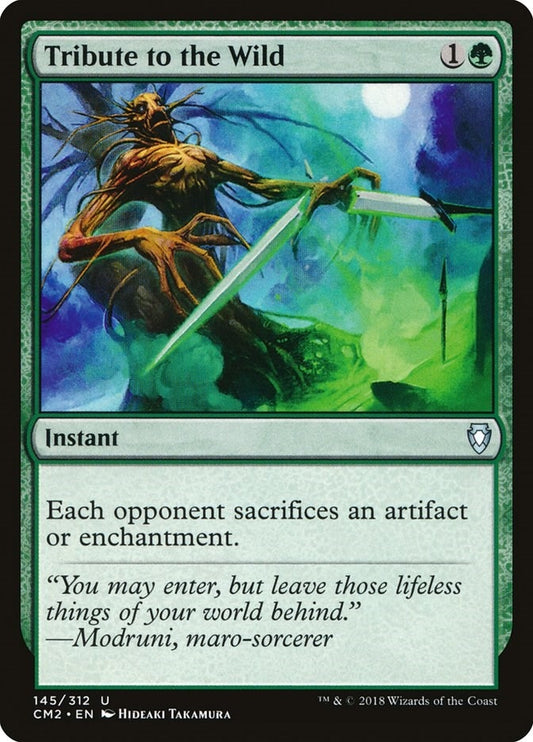 Image for Tribute to the Wild (145) (Commander Anthology Volume II) - Magic: The Gathering
