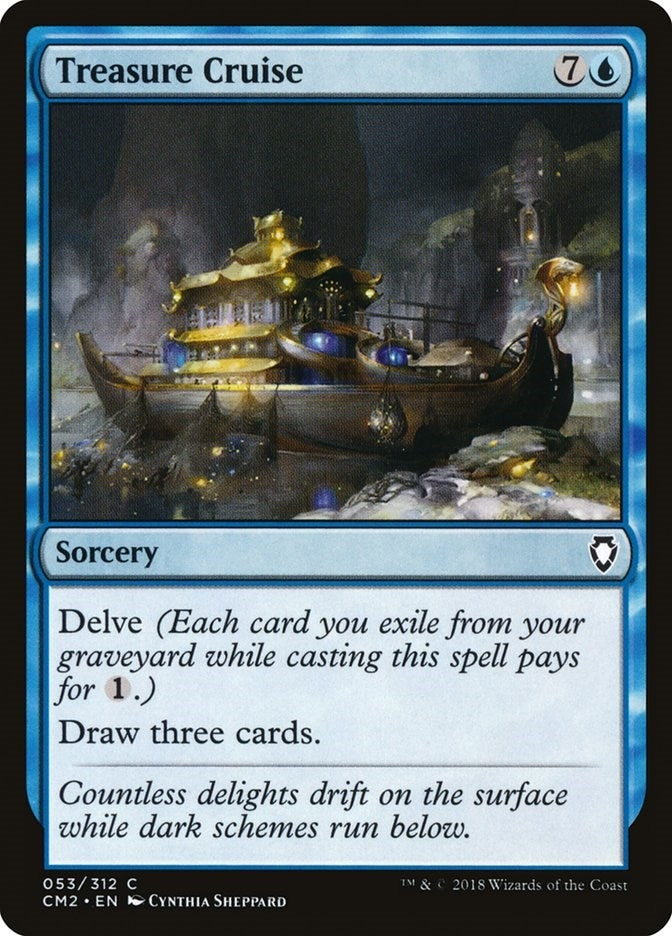 Image for Treasure Cruise (53) (Commander Anthology Volume II) - Magic: The Gathering