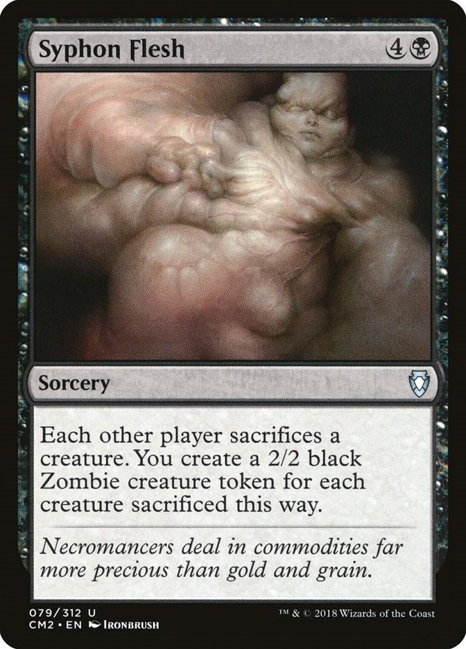 Image for Syphon Flesh (79) (Commander Anthology Volume II) - Magic: The Gathering