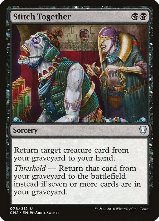 Image for Stitch Together (78) (Commander Anthology Volume II) - Magic: The Gathering