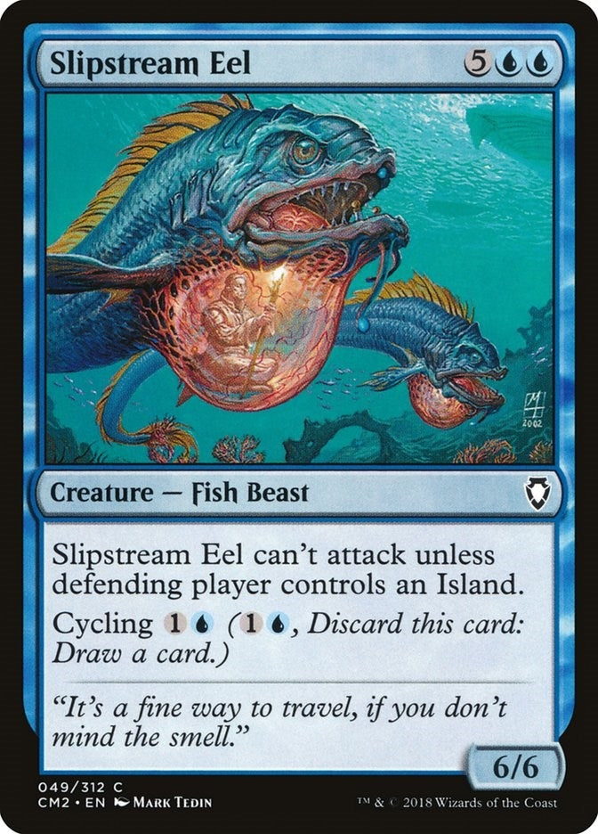 Image for Slipstream Eel (49) (Commander Anthology Volume II) - Magic: The Gathering
