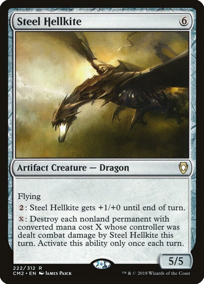 Image for Steel Hellkite (222) (Commander Anthology Volume II) - Magic: The Gathering