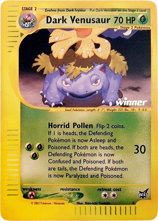 Image for Dark Venusaur - 7 [Winner] (007/009) (Best of Promos) - Pokemon